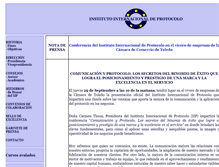 Tablet Screenshot of iiprotocolo.org